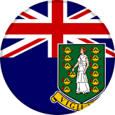 جزر العذراء البريطانية شعار